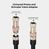 Black High Pressure Shock Pump Shock Pump with Gauge  Air Pressure Adjustment