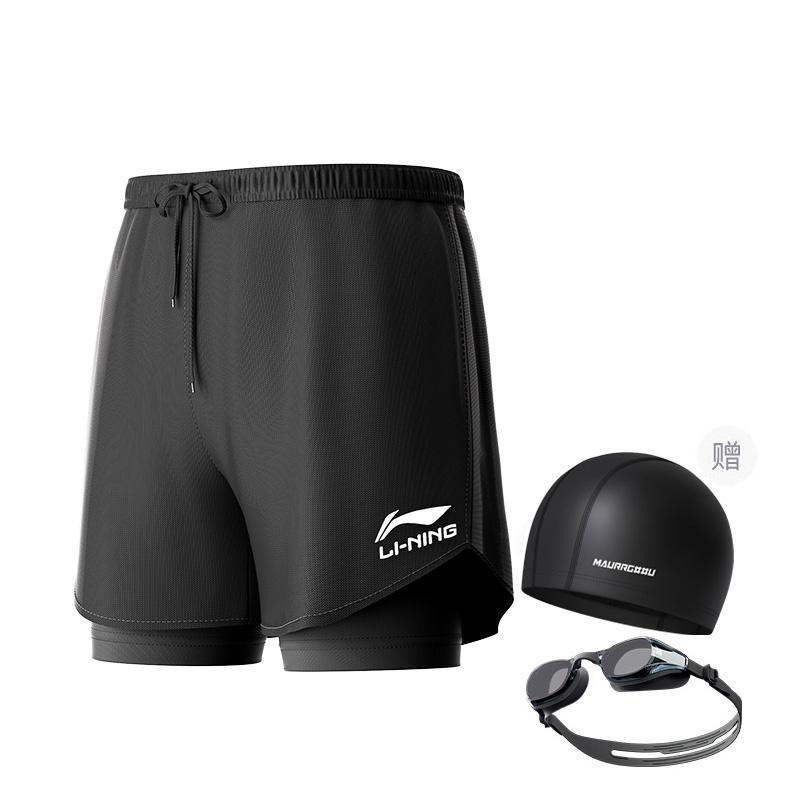 Li Ning Swimming Shorts Men's Black LSKY607-1