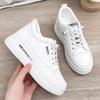 Thick-soled Inner Height-increasing White Shoes Women's 2025 Summer New Korean Version Lace-up Foreign Trade Sports and Leisure Women's Shoes