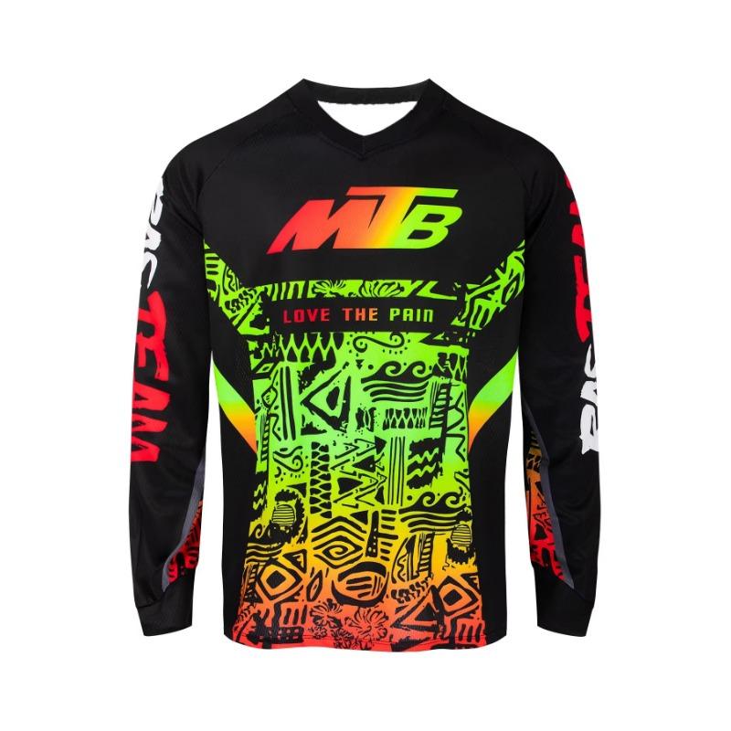 MTB Mountain Bike Long Sleeve Racing Jersey Motocross Dirt Bike Shirt Quick Dry Breathable Cycling Top Family Matching Outfits