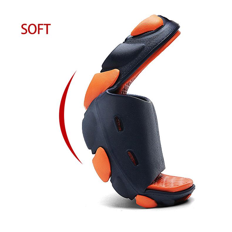 Große rutschfeste Hausschuhe für Herren im Innen- und Badezimmer, flache Hausschuhe, Frühlings- und Sommer-Hausschuhe für den Strand