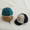 Baby Peaked Cap Soft Brimmed Baseball Hat Little Bear Pattern Sunhat Kids Hat