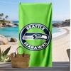Asciugamano da Spiaggia Stampa Seattle Seahawks Morbido Portatile Asciugatura Rapida?Asciugamano Asciutto Per Piscina Vacanza Estiva Sport all'Aperto