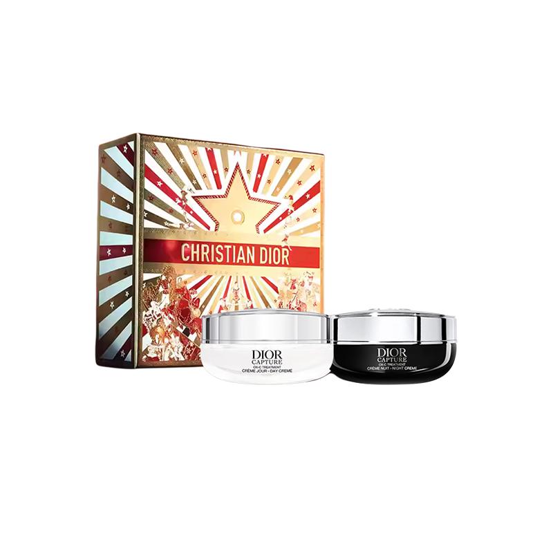 

DIOR Small A Bottle Day and Night CP Cream 26 New Year Limited Anti-Aging, Anti-Wrinkle, Lifting, Firming, Maintenance 50ml+50ml білий
