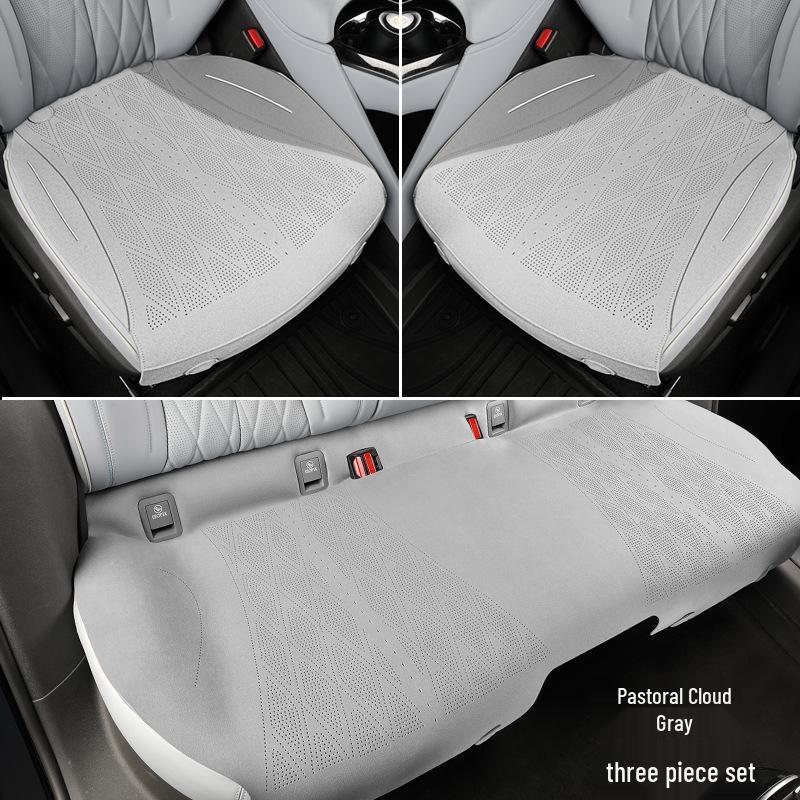 BYD Seal Aviation-Grade Suede Car Seat Cushion Set, 3-Piece Front Seat Cover