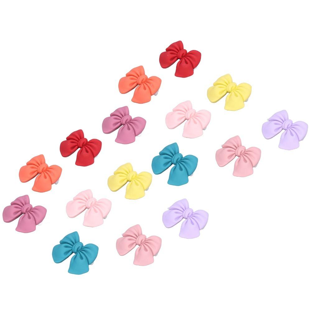 16pcs Mini Size Pet Hair Clip Multicolor Pet Bow Clip Easy Wear Cat Hair Accessory Small Pet
