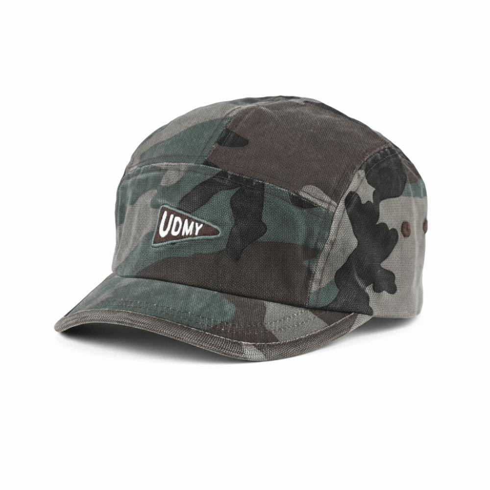 Retro Peaked Caps Camouflage Duckbill Caps American-style Embroidered Caps for Men and Women