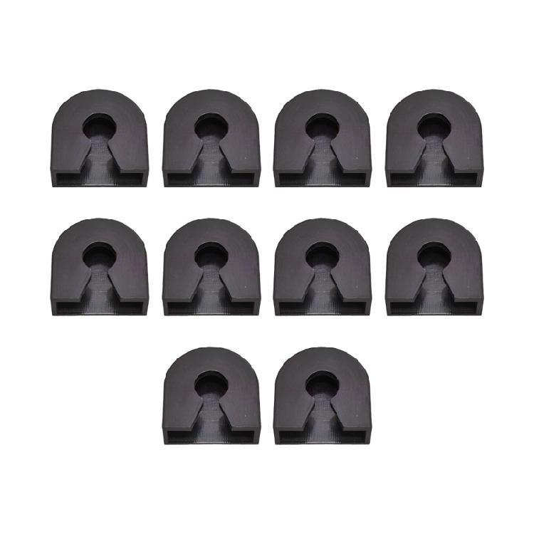 Door Trim Reinstallation Clip Set, Plastic Panel Retainer Clips for Worn Interior Door Panel Clip Repair, Black Snap In Spare Parts for Service Work,