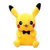 Wearing Tie Anime Pikachu Plush Doll Kids Birthday Gift Decoration Home