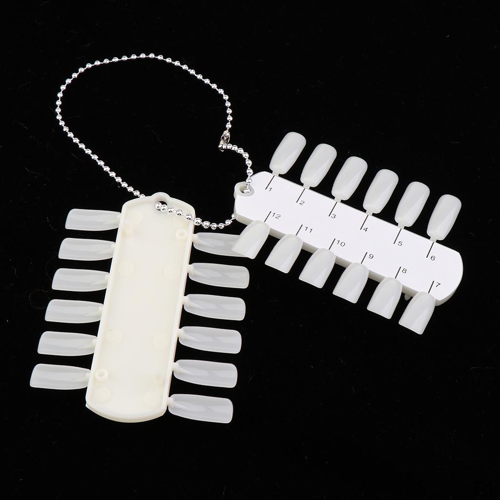 100pcs False Nail Sticks Polish Gel Salon Display Chart Practice Tool