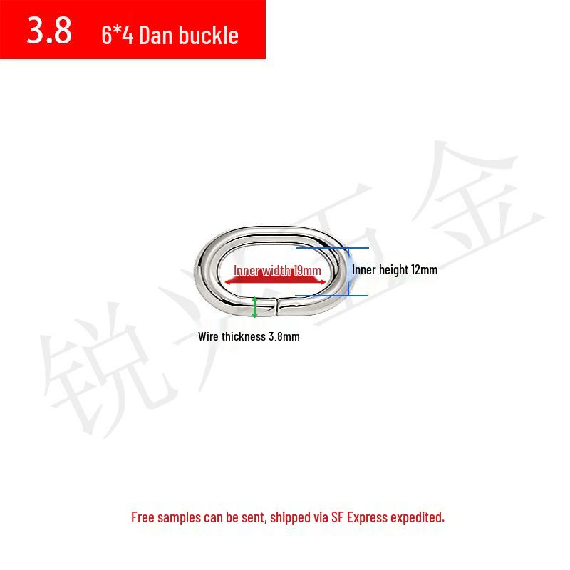 Metal D-Ring Oval Buckle for Luggage, Straps & Hardware Accessories
