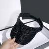 Beach  Hats Luxury Sports Cap Empty Top Baseball Caps Women cap Rhinestone Hats Korean Style Hats