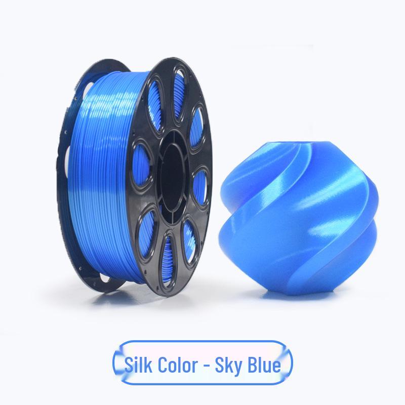 Filamento PLA Seda para Impressora 3D: Macaron Degradê Multicor, Alta Velocidade, 1KG/1.75mm, Personalizável