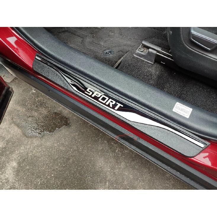 For Tesla Model Y Accessories Door Sill Scuff Plate Cover Protector Trim Sticker