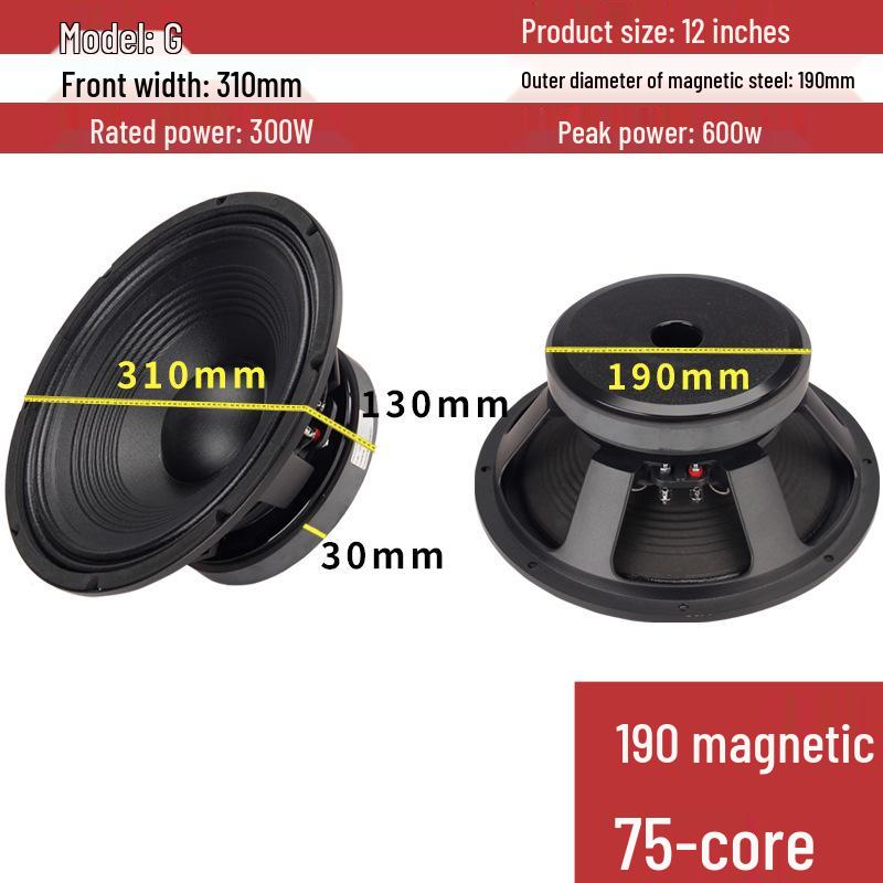 10, 12, 15, 18-inch KTV Subwoofer & Mid-bass Treble Pro Home Audio Speaker