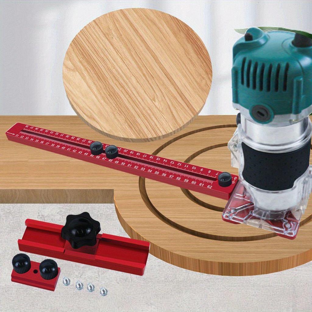 Woodworking Circle Cutter & Rounding Tool with Slotting Fence