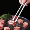 Food-grade Steel Barbecue Tongs Kitchen Tongs, Vegetable Tongs Reusable Barbecue Meat Tongs Cooking Tweezers Kitchen Tools
