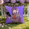 D-Doki L-Literature ClubS Federa per Cuscino Casa & Auto Copricuscino a Doppia Scena: Reversibile per un Comfort Premium