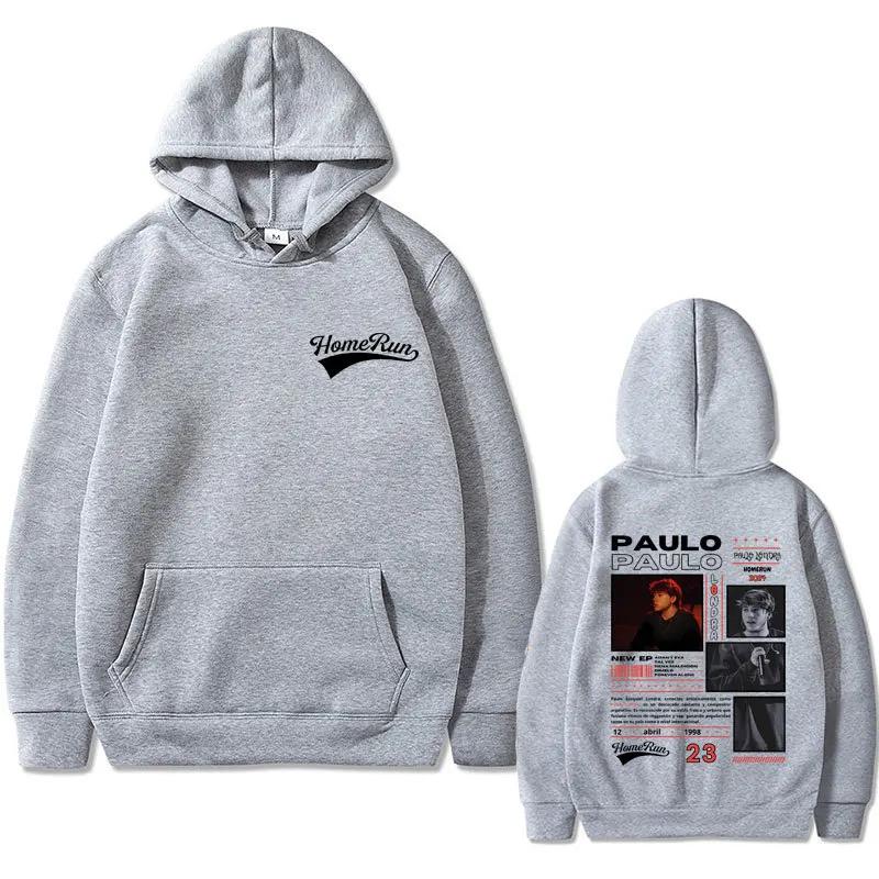 

Rapper Paulo Londra Homerun Double Pullover print men‘s Fashion Autumn fleece hoodie Long Sleeves Clothes Street Regular fit 3XL