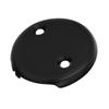 Sleek Black 3 25 Inch Bathtub Overflow Drain Cover with Installation Kit