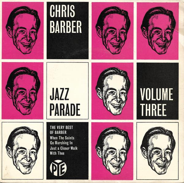 

7inch Record CHRIS BARBER Chris Barber Jazz Parade Volume Thr NJE1075 Pye Records 1959 UK Jazz Used