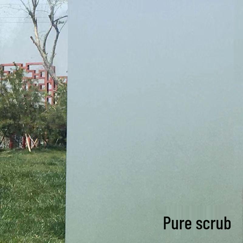 יריעת פרטיות מזכוכית חלבית שקופה לאמבטיה ומקלחת