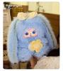 Three White Rabbit Elves 680: Hand-Painted Plush Blind Box Figure - Cute Trendy Toy Pendant
