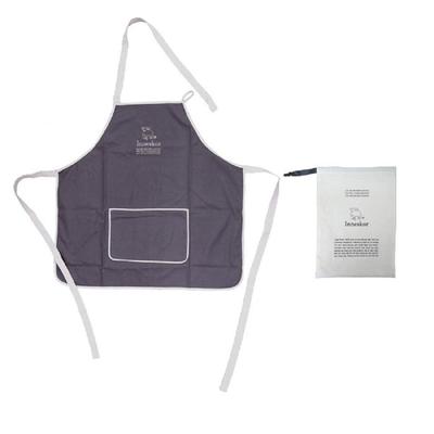 Moz Sweden Schürze mit Kordelzug Freie Größe Tasche, anthrazit,