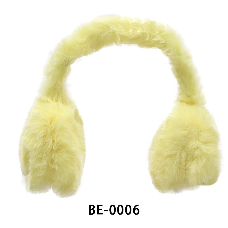 Cute Doll Accessories 18Inch American Doll Hanging Ear Covering Yellow Cartoon Smile Face Winter Clothes For 43cm New Born Doll