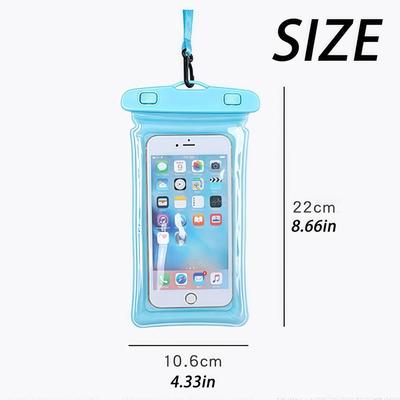 Waterproof Phone Pouch for iPhone Samsung Up To 6.8 Inch Swimming Beach Snow Underwater Protection Floating Dry Bag FU