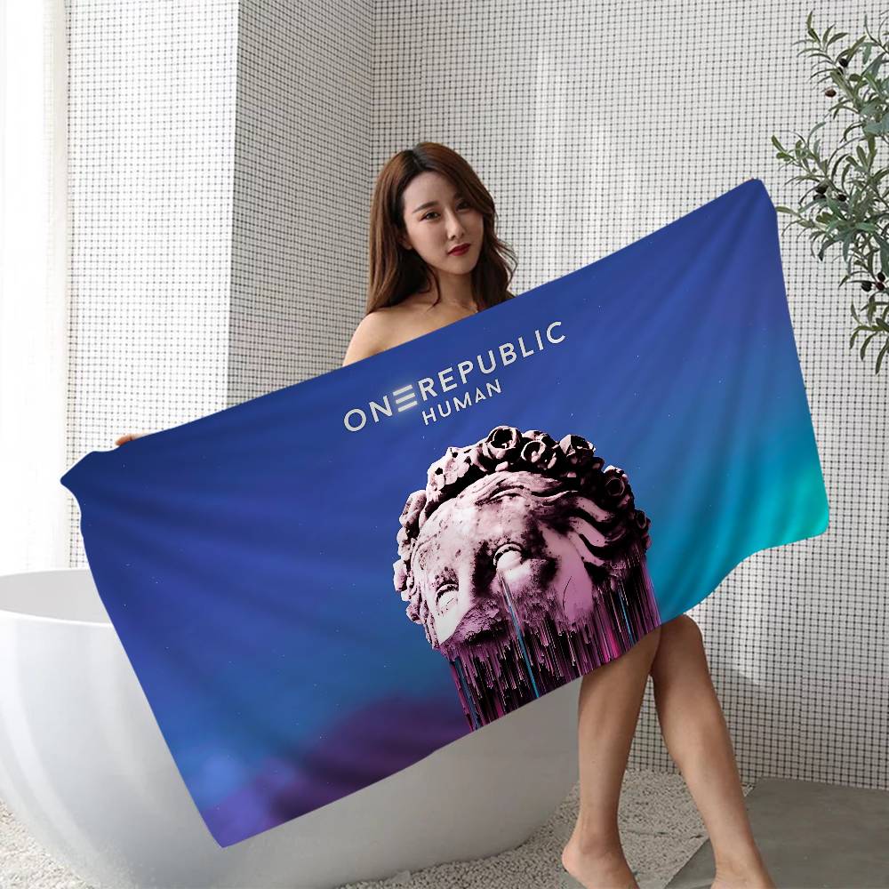 Pop Rock Band O-Onerepublics Beach Towel Colorful Bath Towels for Girl Microfiber Quick Dry Custom Sand Free Beach Spa Gym Pool