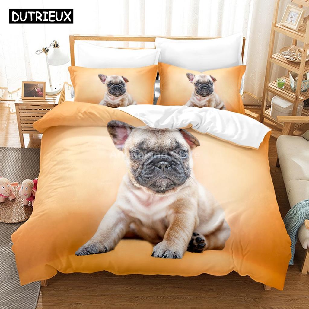 Lovely Dog Dalmatian Bedding Set 3d Luxury Duvet Cover Sets Comforter Bed Linen Queen King Single Size Black White Animal Pet