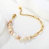Summer Fashion Sweet and Cute Bracelet, Seaside Bohemian Style Jewelry for Women Daily Wear, Stainless Steel Exquisite Bracelet