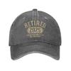 Retired  retireUnisext Worked Whole Life for This Baseball Cap Sun Fishing Wholesale Washed Hats FeUnisex Unisex Snapback Cap