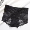 Underwear Women's Enlarged Mid Waist Lace Underpants Breathable Sexy Mesh Briefs Einson