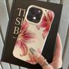 Cute Red Lily Pattern Phone Case For Samsung A05S A06 A07 A15 A16 A34 A35 A53 A54 S23 S25 Ultra Shockproof Soft Cover Funda