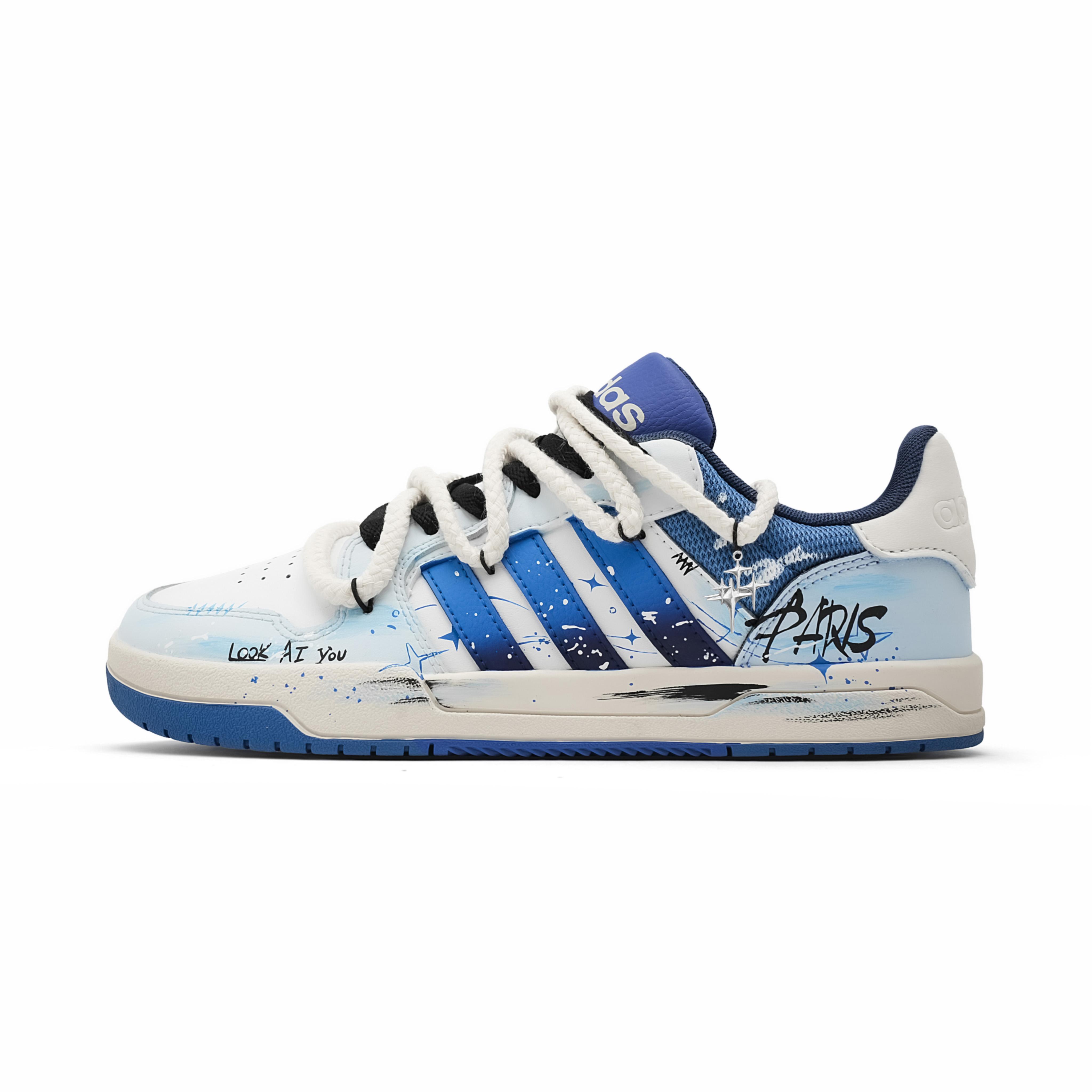 

Adidas ENTRAP Dream Star Sea Synthetic Leather, Split Cow Leather Abrasion Resistant, Lightweight, And Breathable JS3009(Team861-) 45⅓