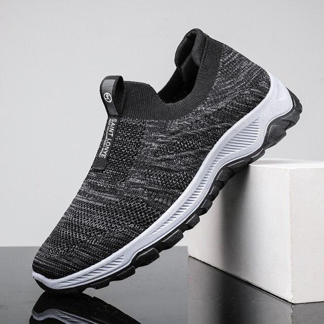 

Новые летние туфли мужские мокасины легкие прогулочные дышащие летние удобные повседневные туфли мужские кроссовки Zapatillas Hombre Plus для пары 41 серый