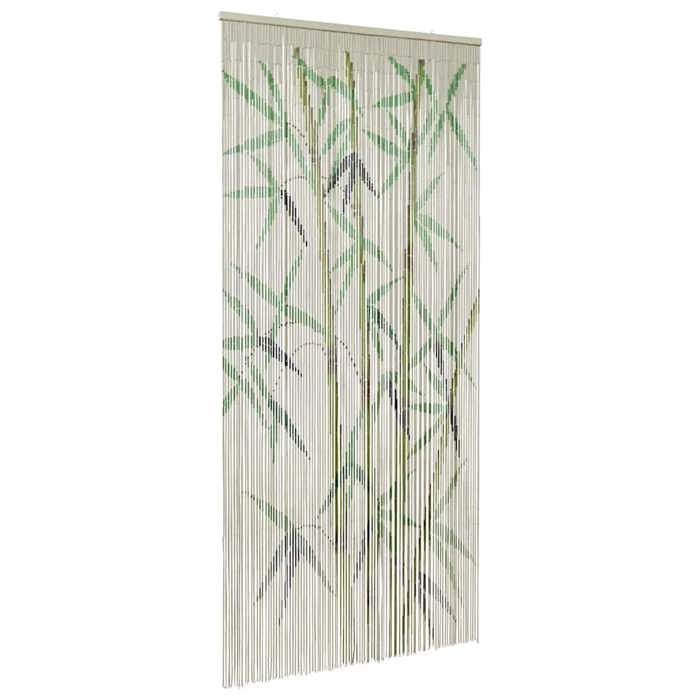 VidaXL Rideau anti-insectes imprimé bambou 100x200 cm, rideau anti-mouches, moustiquaire de porte, rideau anti-mouches 4017442