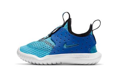 Flex Runner Breathe Slip Resistant Cushioning Abrasion Resistant Low Top Toddler Shoes Blue White CV9329-400
