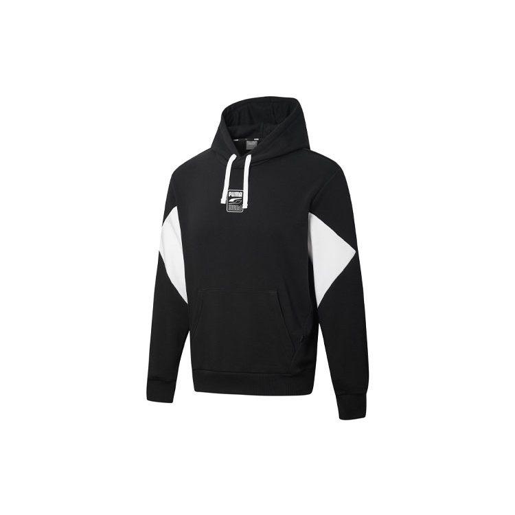 Puma Sweatshirts Men's Black Hooded Moderate Regular 586897-01