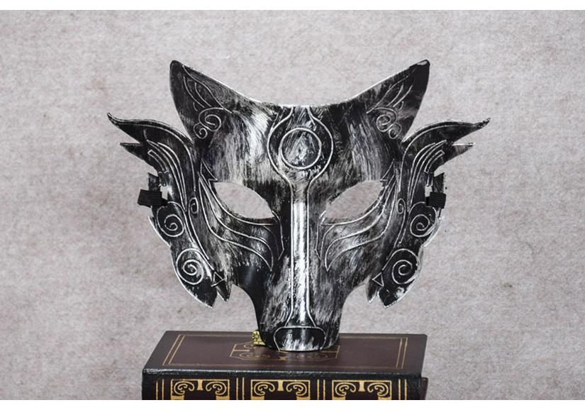 2017 Masquerade Werewolf Horror Mask - Thickened Wolf Head for Halloween Pranks