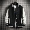 მამაკაცის Casual Plus Size Loose Jacket Trendy ბრენდის ბეისბოლის Jersey Fashion Bomber ქურთუკი