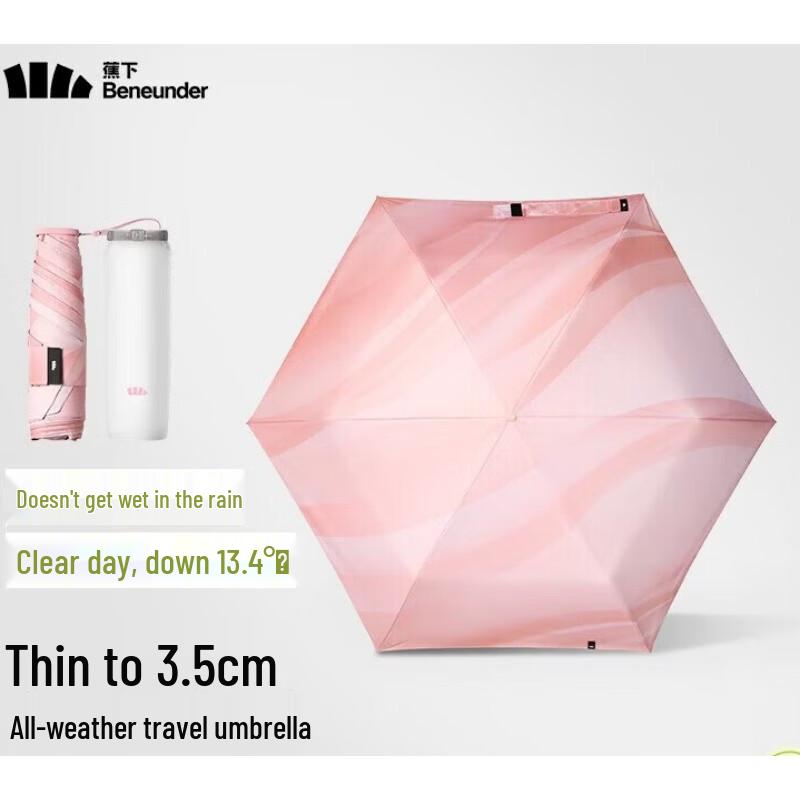 

Beneunder UV Protection 3-Fold Portable Sun & Rain Umbrella