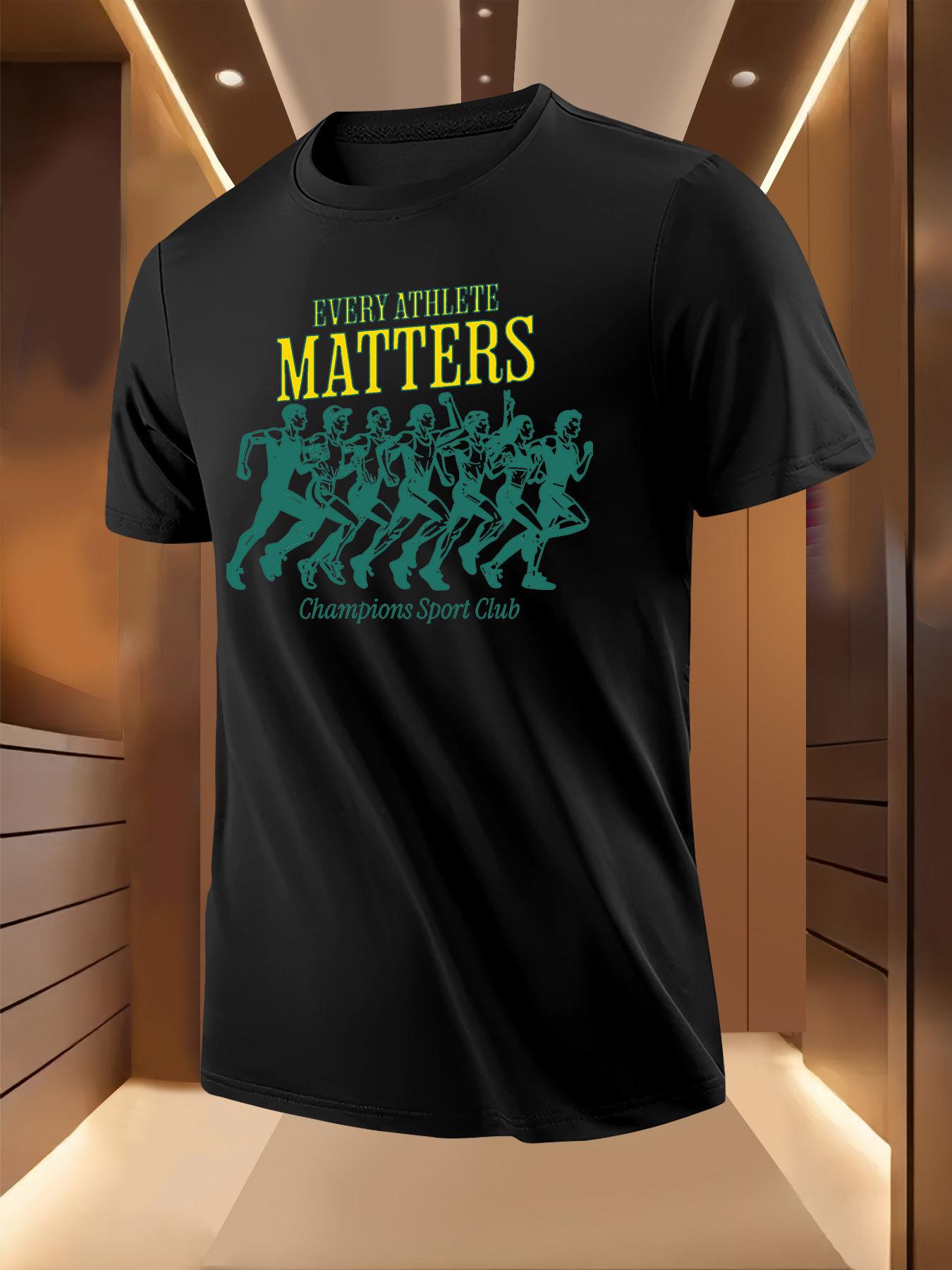 Athletic Graphic Tshirt Graphic Tshirt - Breathable Light... M