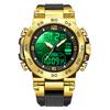 FOXBOX Fashion Luminous Men's Watch Military Sports Quartz Dual Waterproof Date Week Luxury Mens Wristwatch Reloj Hommes