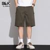 Baleno Men's S&K Series Quick-Dry Cool Loose Straight Casual Shorts