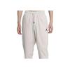 Jordan Solid Color Logo Print Breathable Sports Joggers Men Bottoms Beige 939997-072