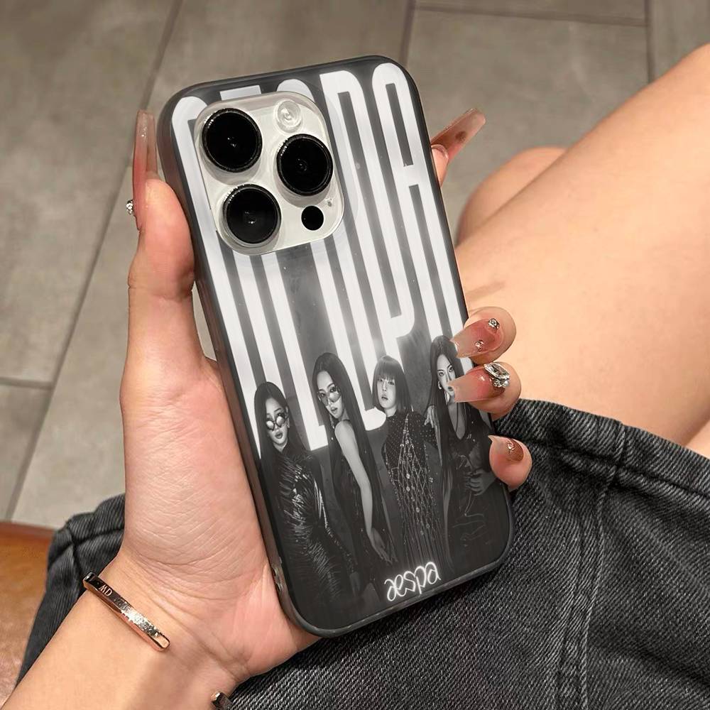 KPOP A-aespa Phone Case For IPhone 17 16 15 14 Plus 11 12 13 Pro Max Shockproof Protection Soft Back Cover