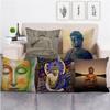 Sakyamuni Buddha Amitabha Buddha Digital Printing Short Plush Pillow Covers For Car Sofa Office Cushion Cover Home Goods